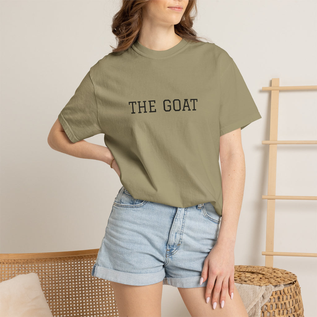 THE GOAT T-shirt | Minimal Text Tee