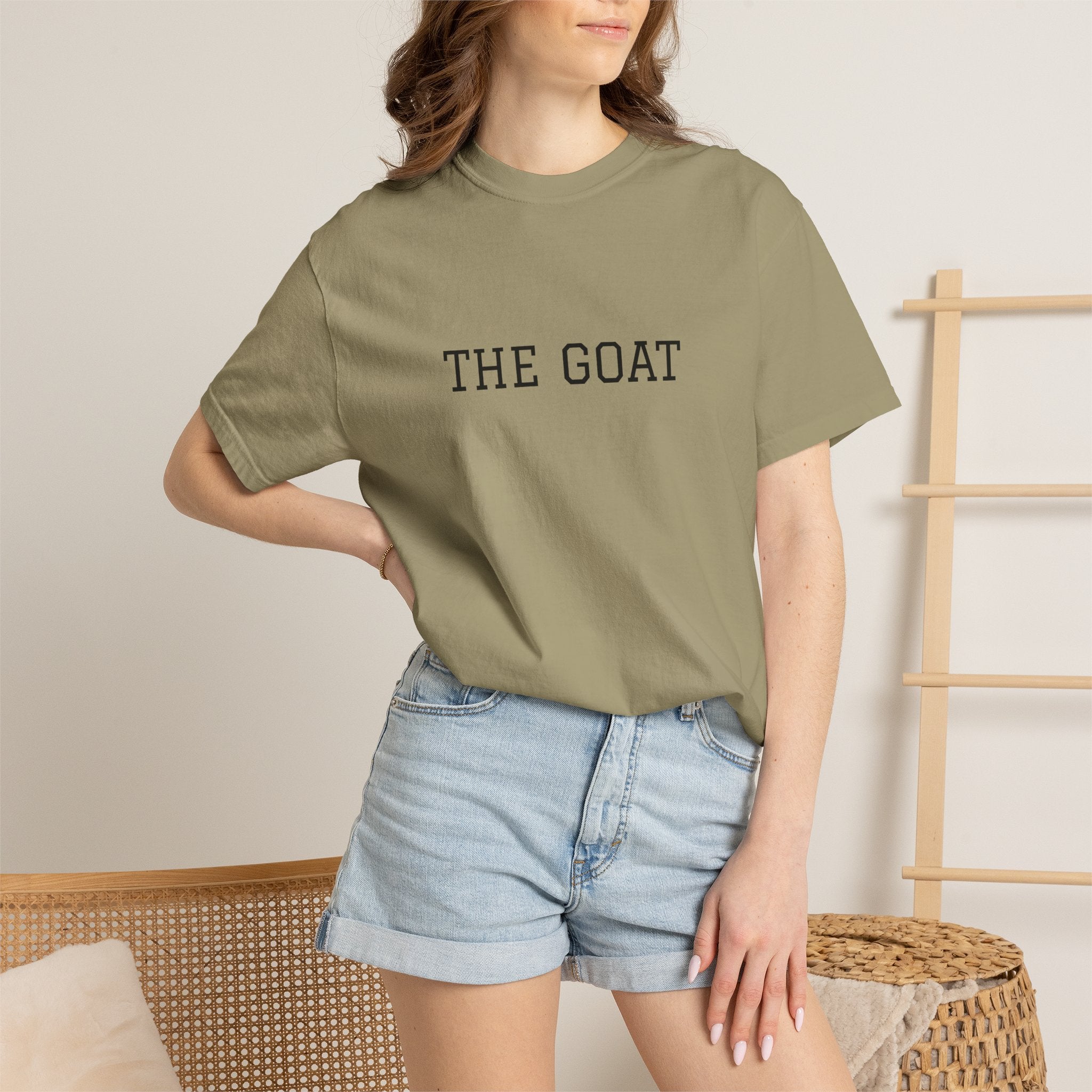 THE GOAT T-shirt | Minimal Text Tee