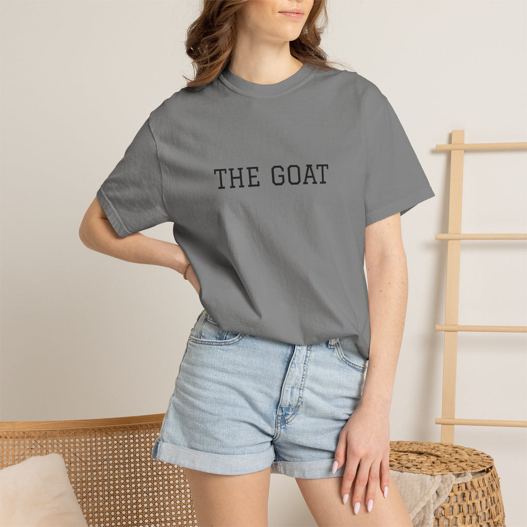 THE GOAT T-shirt | Minimal Text Tee