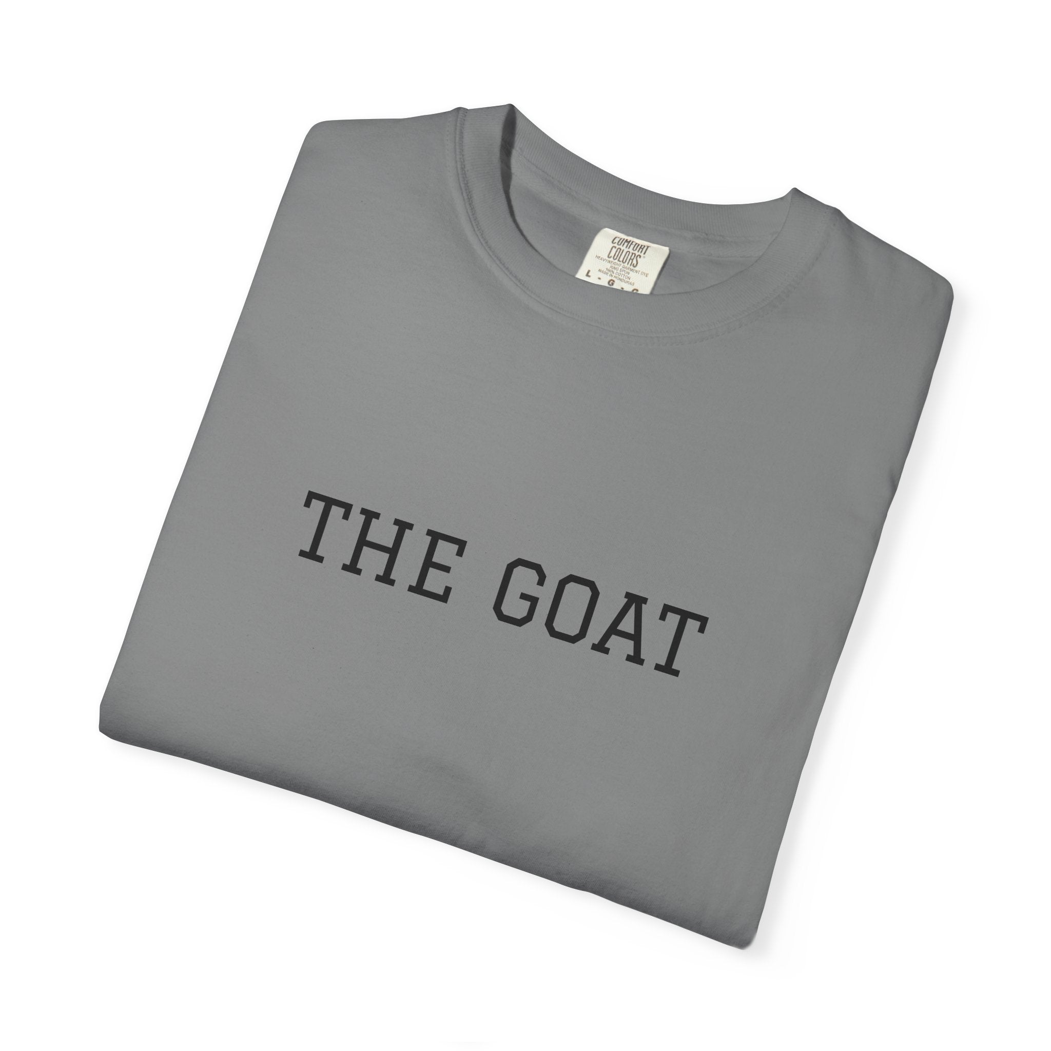 THE GOAT T-shirt | Minimal Text Tee