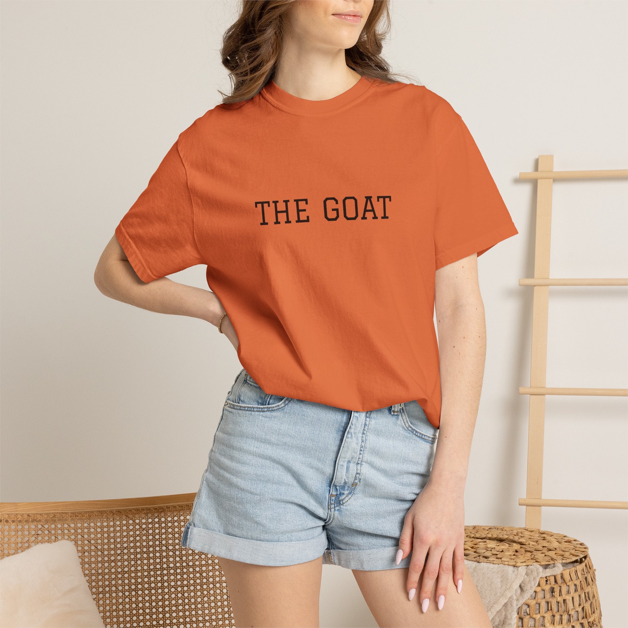 THE GOAT T-shirt | Minimal Text Tee
