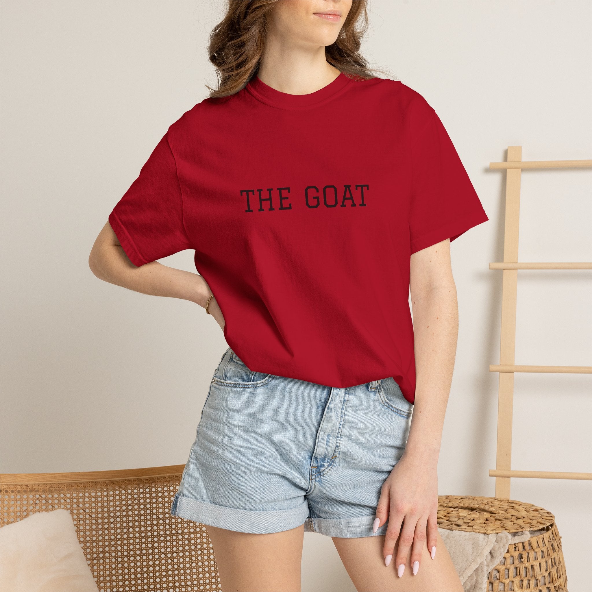 THE GOAT T-shirt | Minimal Text Tee