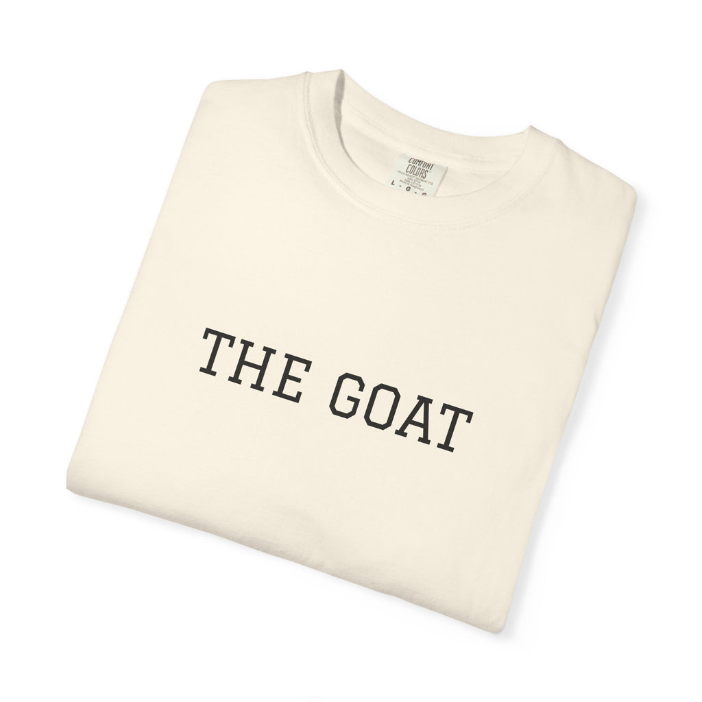 THE GOAT T-shirt | Minimal Text Tee