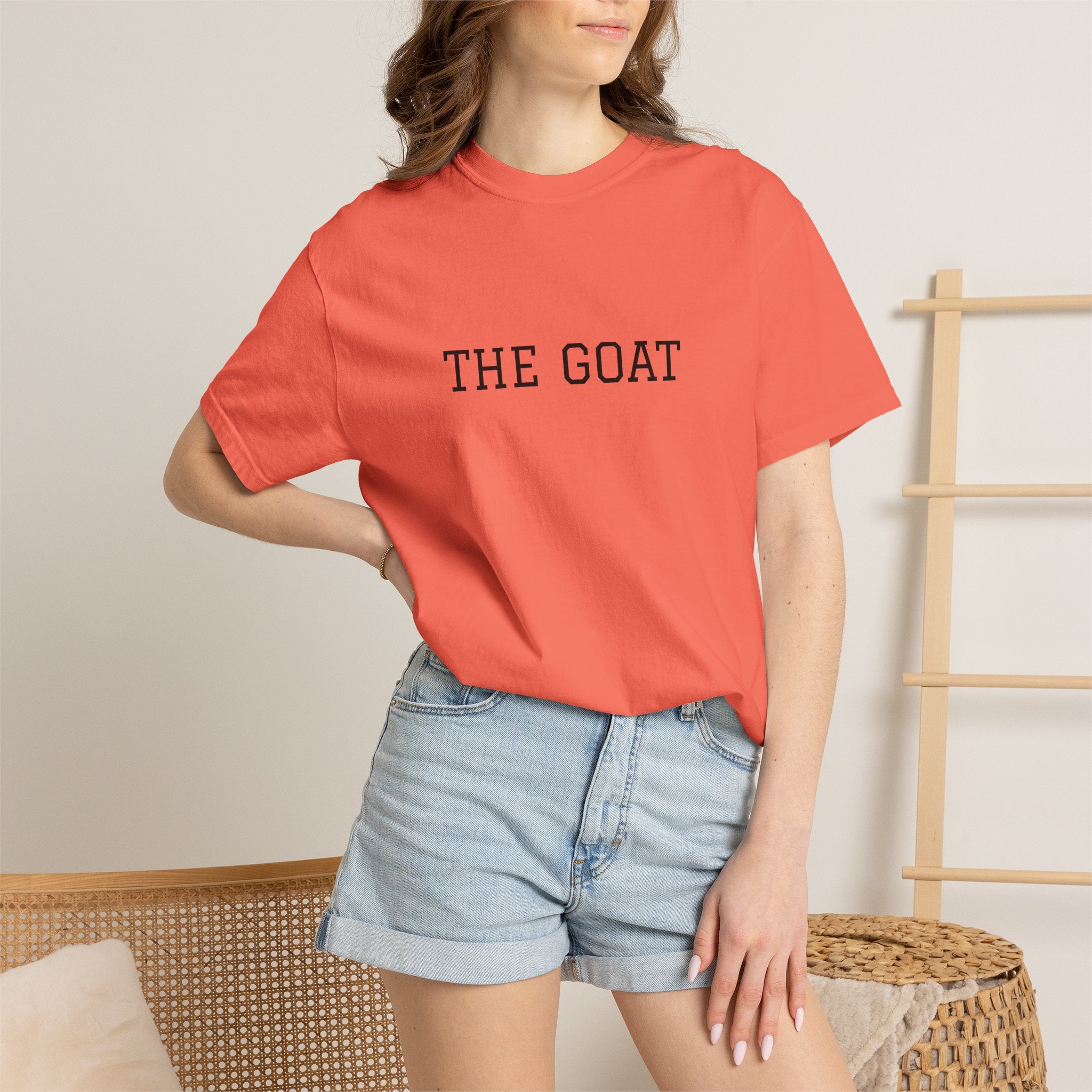 THE GOAT T-shirt | Minimal Text Tee