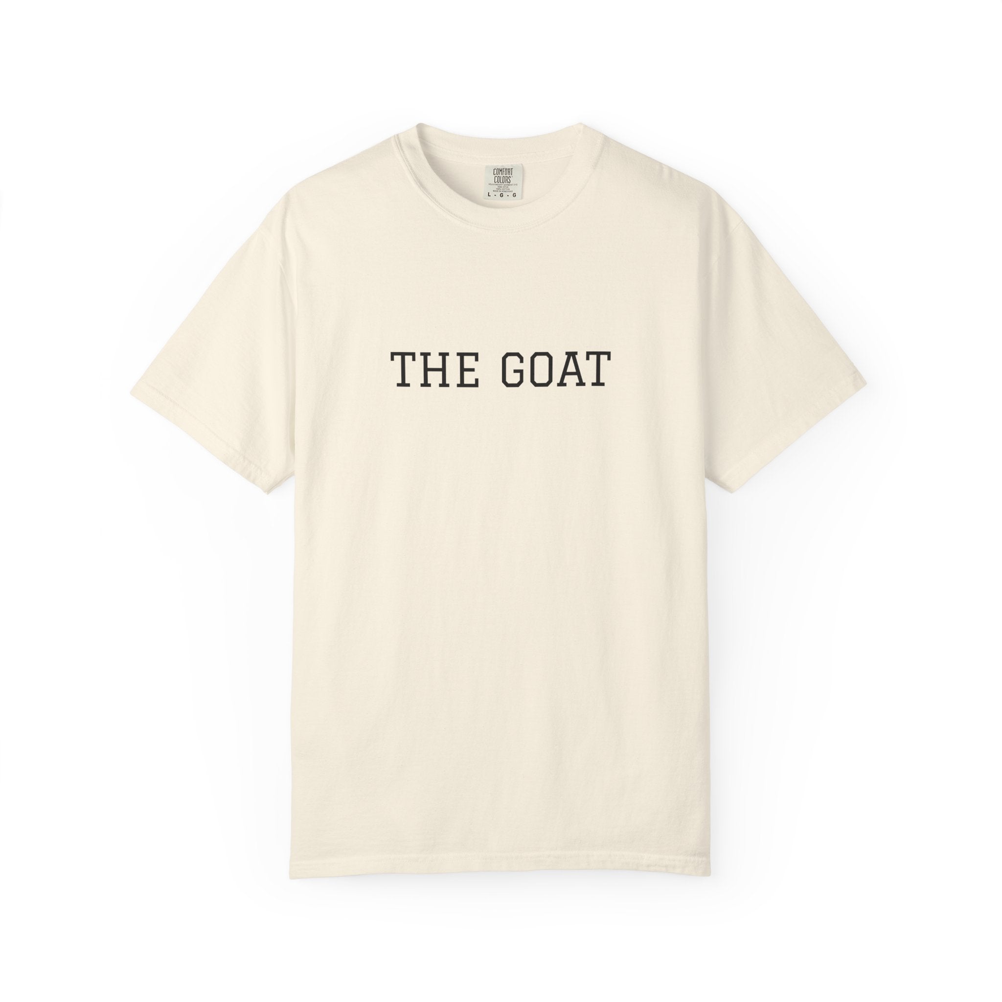 THE GOAT T-shirt | Minimal Text Tee