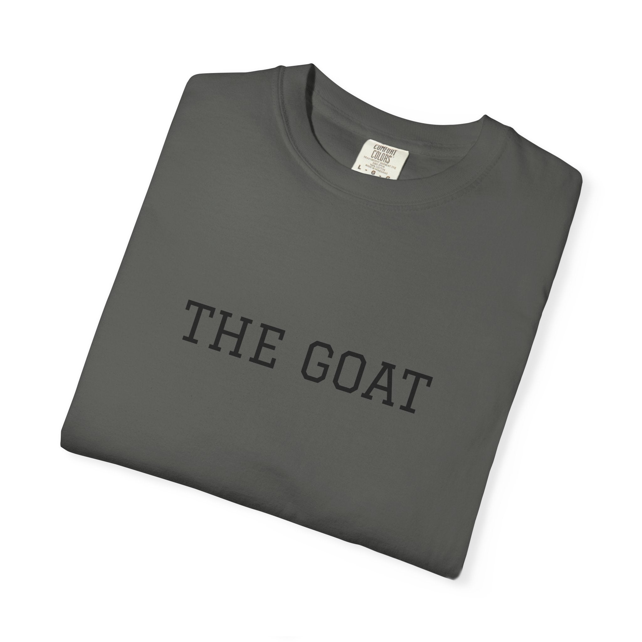 THE GOAT T-shirt | Minimal Text Tee