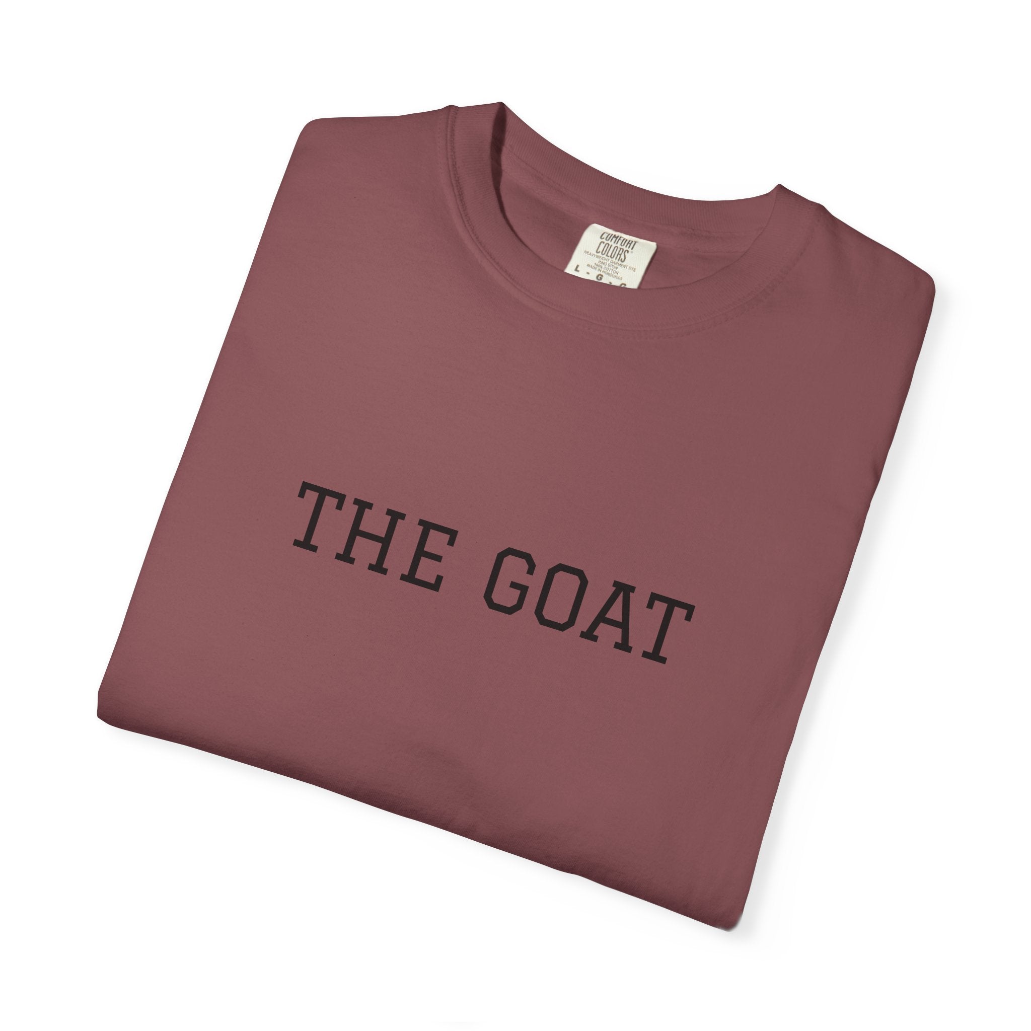 THE GOAT T-shirt | Minimal Text Tee