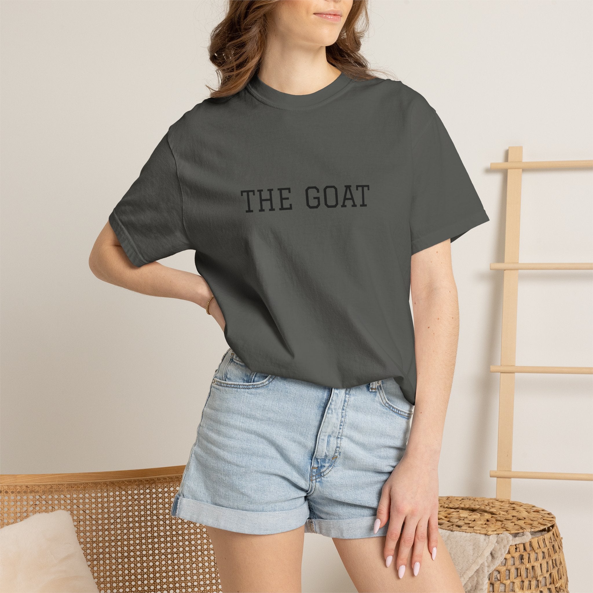 THE GOAT T-shirt | Minimal Text Tee