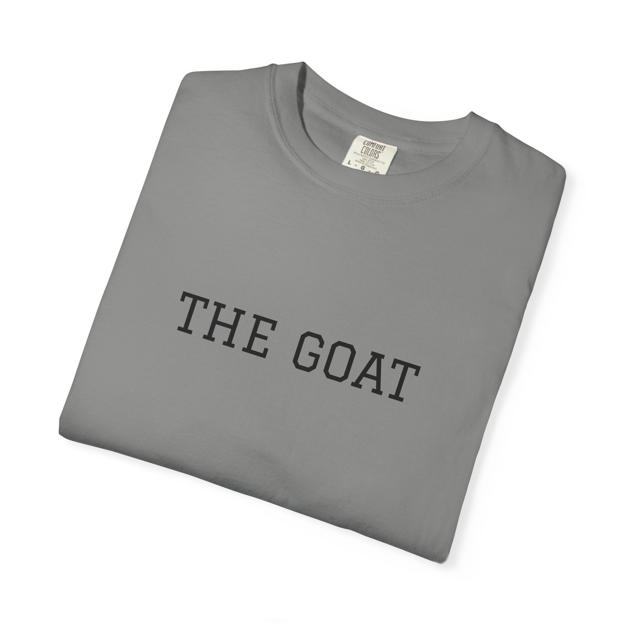 THE GOAT T-shirt | Minimal Text Tee