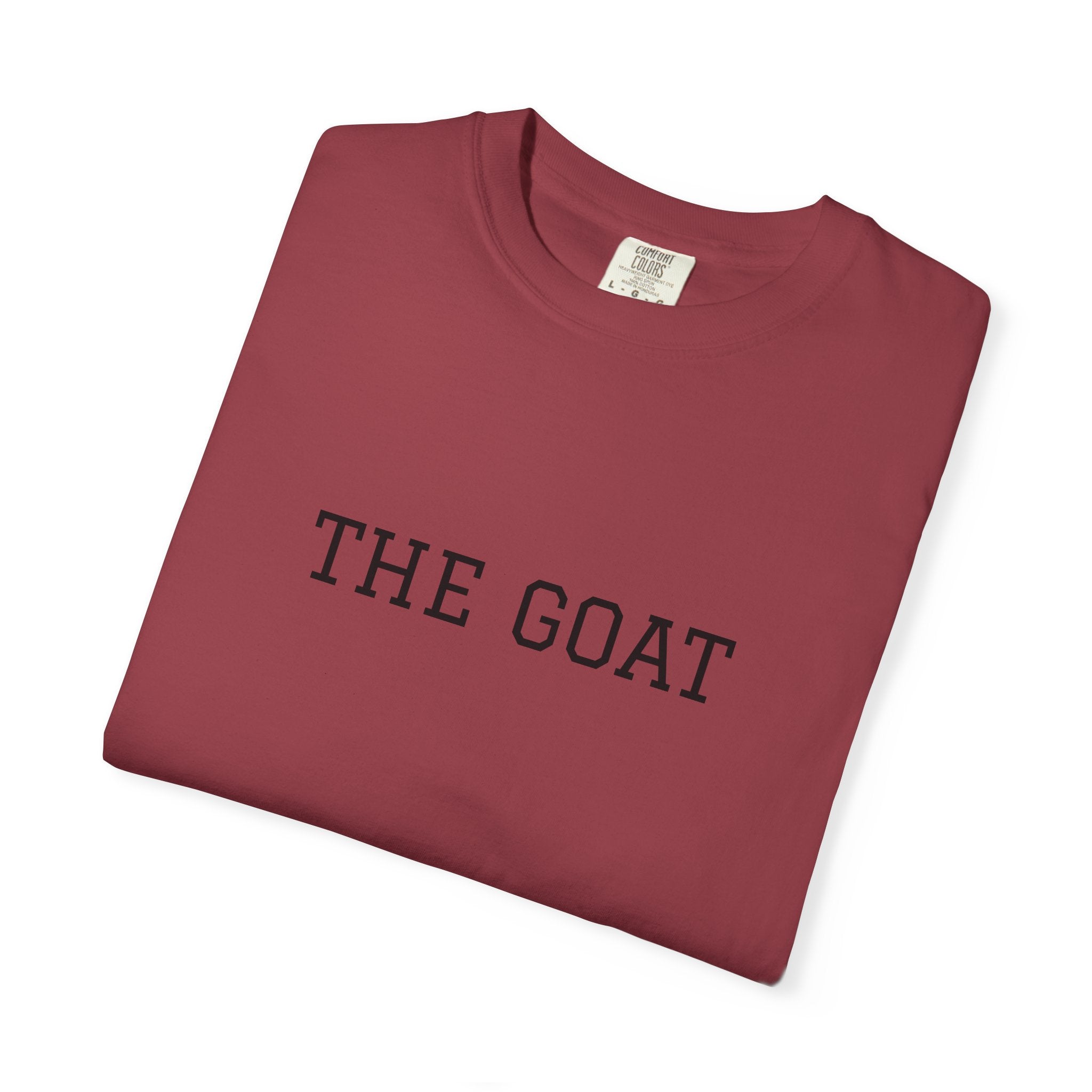 THE GOAT T-shirt | Minimal Text Tee