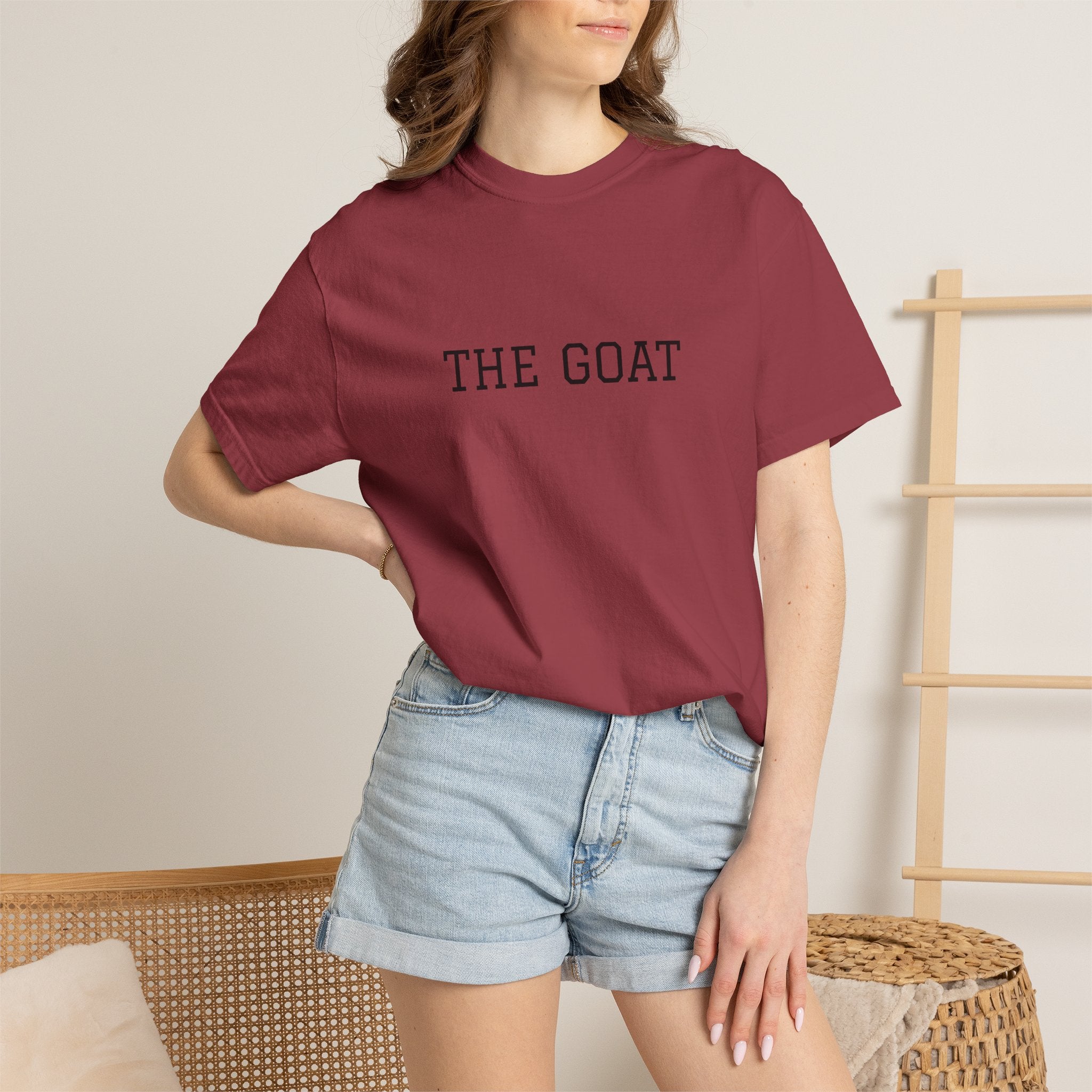 THE GOAT T-shirt | Minimal Text Tee
