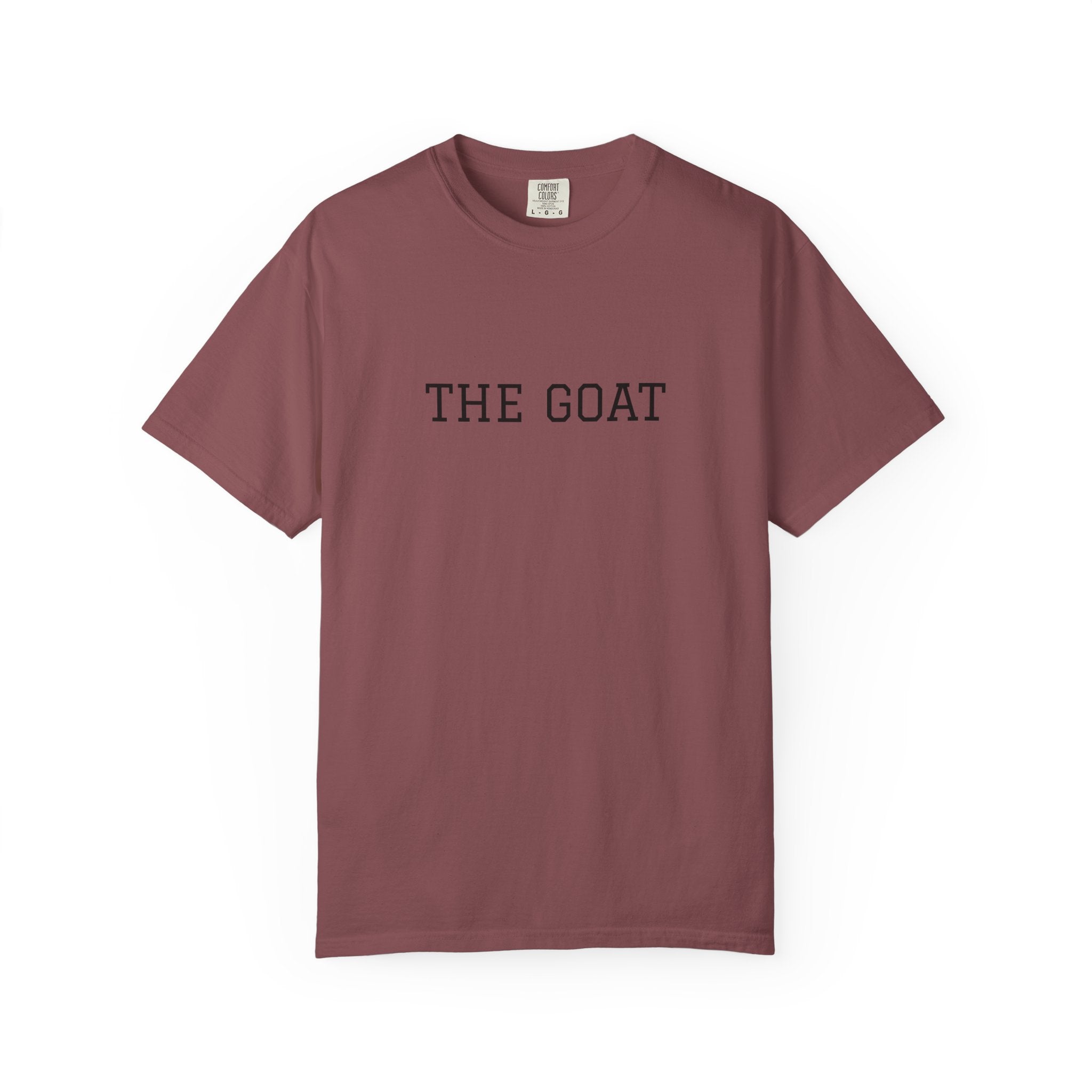 THE GOAT T-shirt | Minimal Text Tee