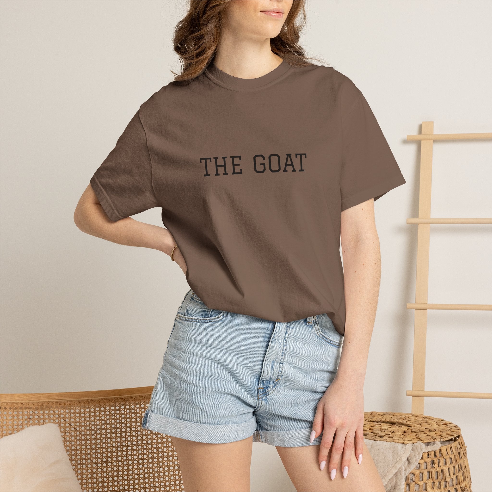 THE GOAT T-shirt | Minimal Text Tee