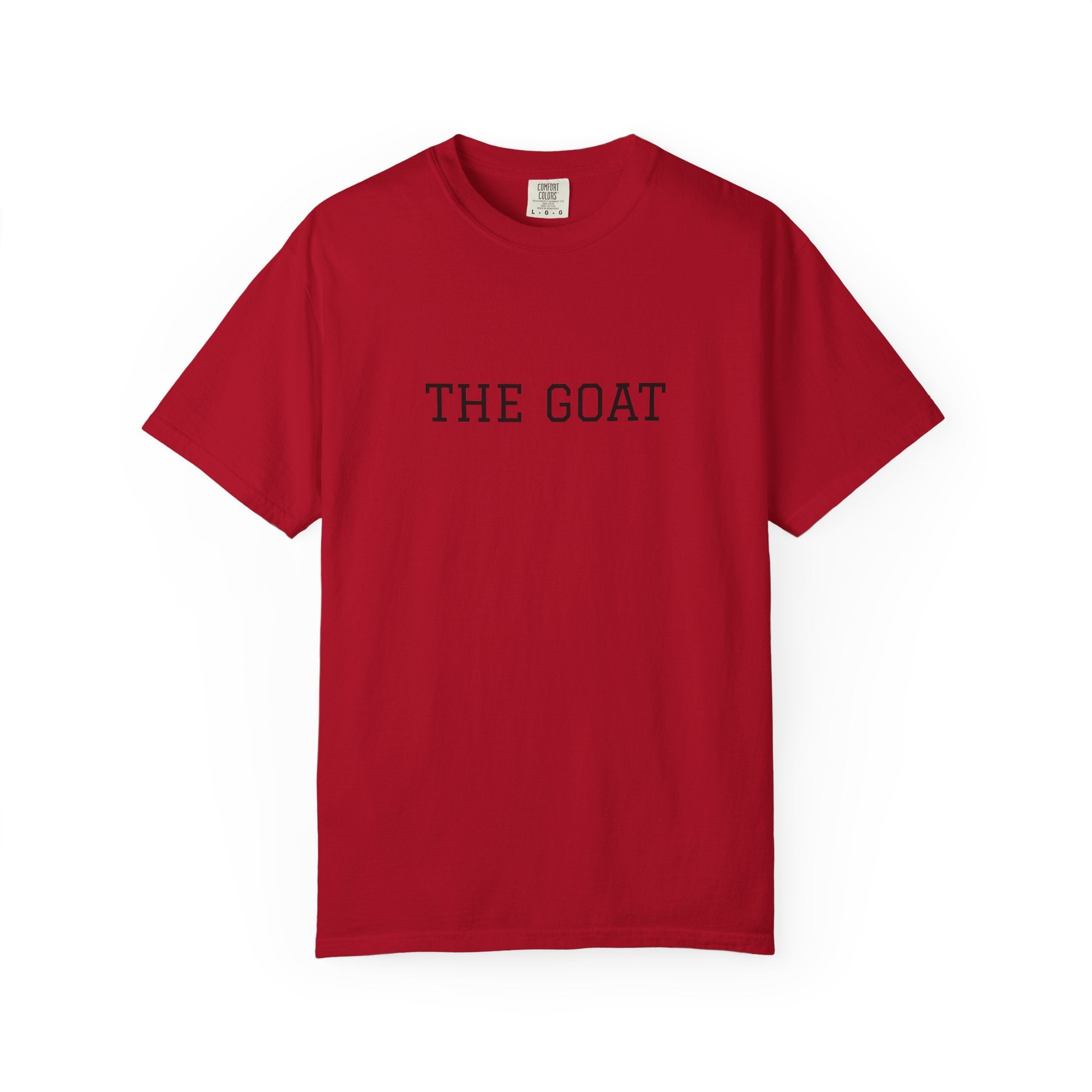 THE GOAT T-shirt | Minimal Text Tee