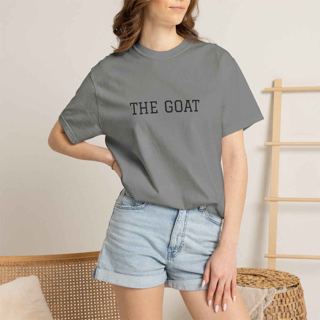 THE GOAT T-shirt | Minimal Text Tee