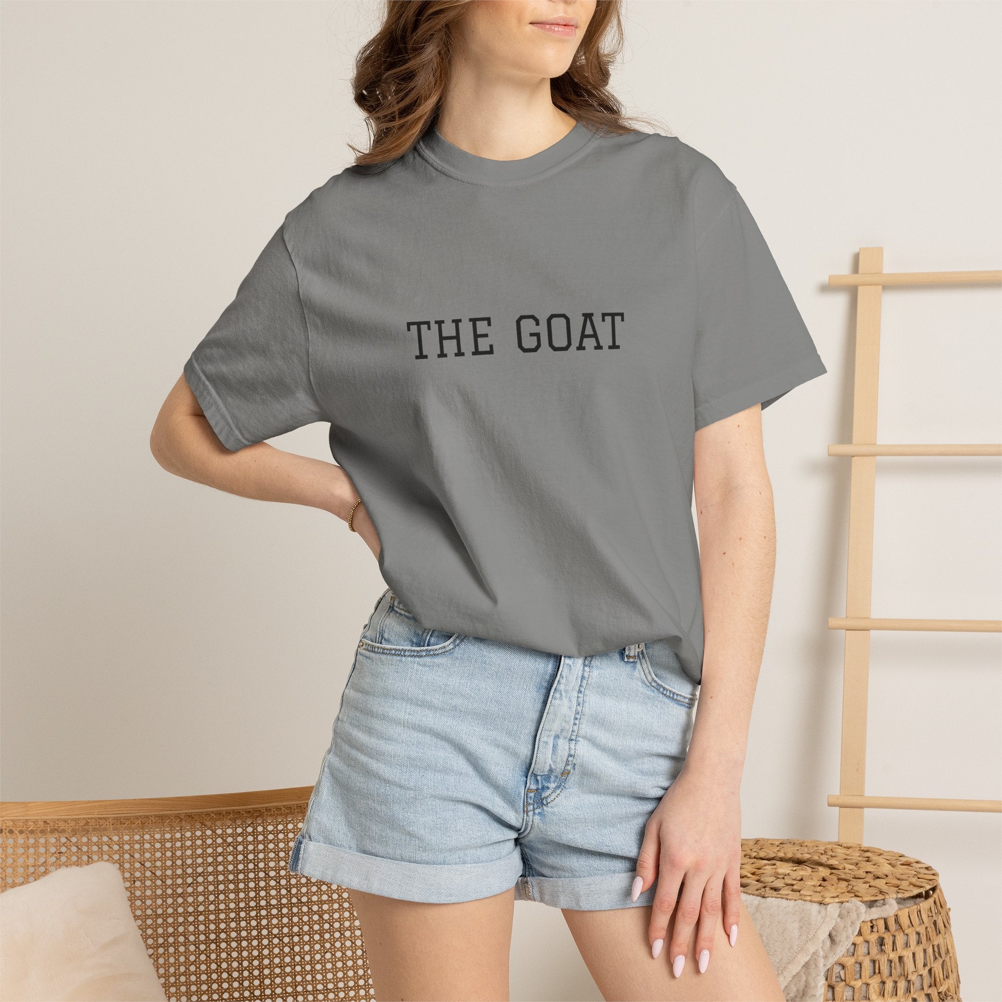 THE GOAT T-shirt | Minimal Text Tee